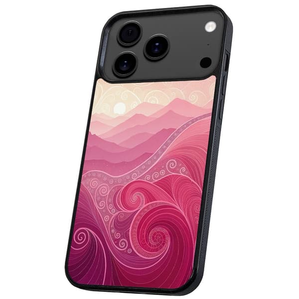iPhone 17 Pro / 18 Pro - Deksel/Mobildeksel Pink Hills