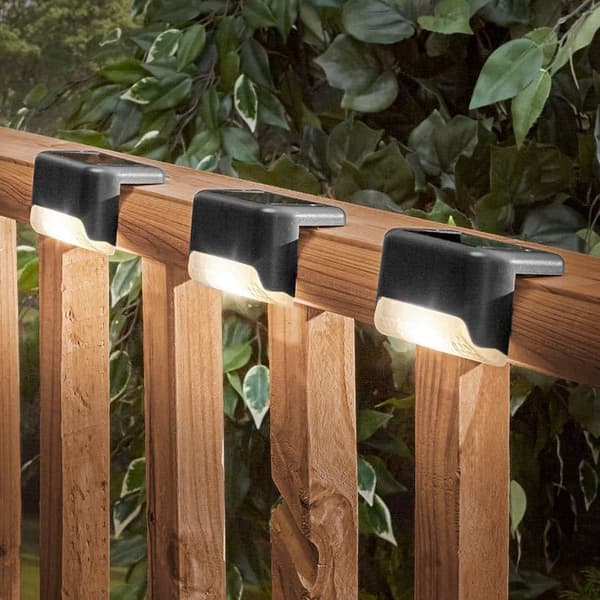 Solcellsbelysning för trappor och staket – 8-pack