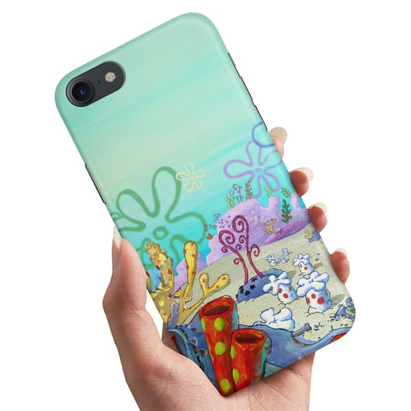 Deksel / Mobildeksel til iPhone 5 / 5S / SE - Svampebob