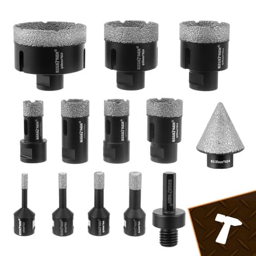 Diamant Hulsavsæt / Hulsav - 13 dele