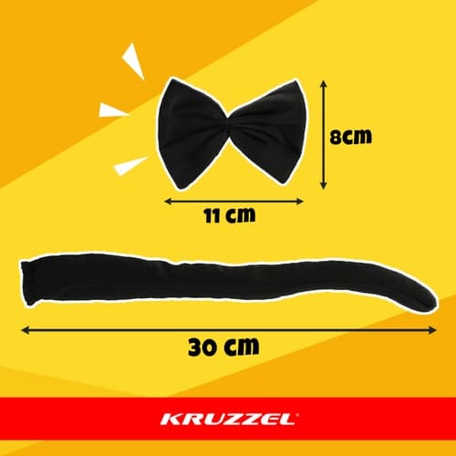 Kattkostym för Barn - 4-delar - Black