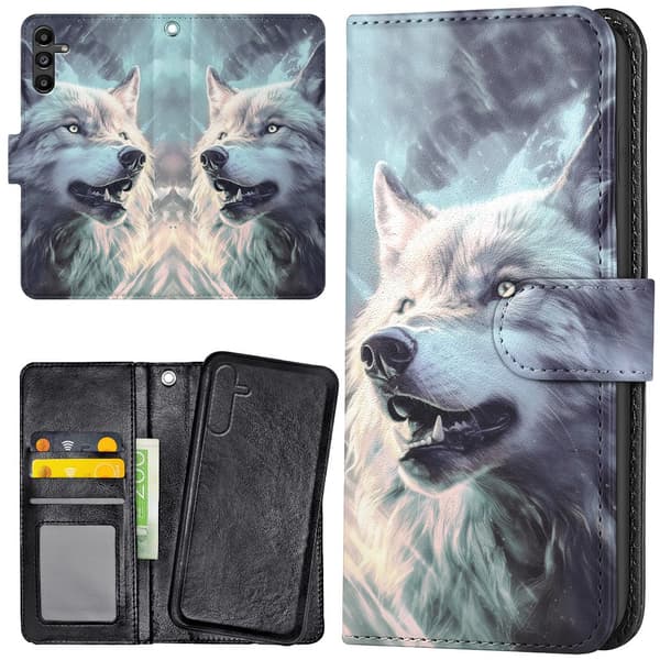 Samsung Galaxy S26 Plus - Lommebok Deksel Wolf