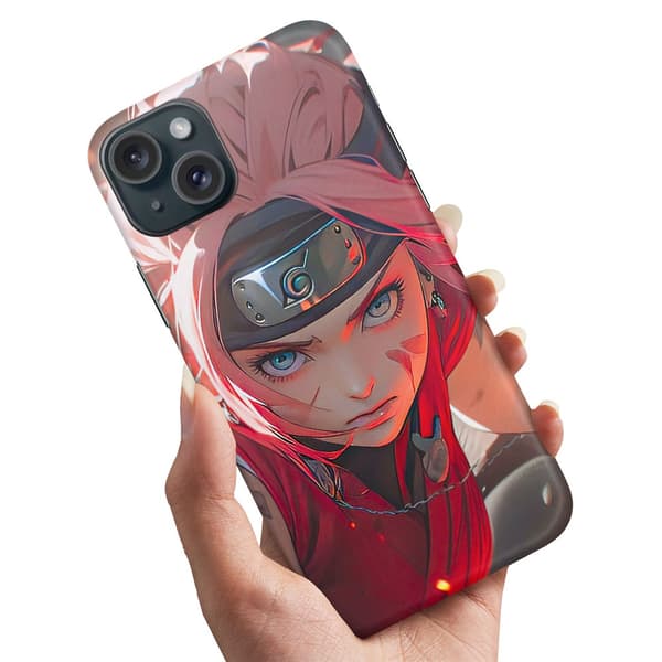 Deksel / Mobildeksel til iPhone 15 - Sakura Naruto