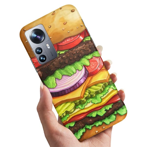 Deksel / Mobildeksel til Xiaomi 12 Pro - Hamburger