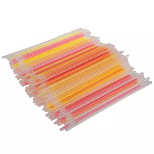 100 kpl - Itsevalaisevat Glowsticksit – Rannekkeet