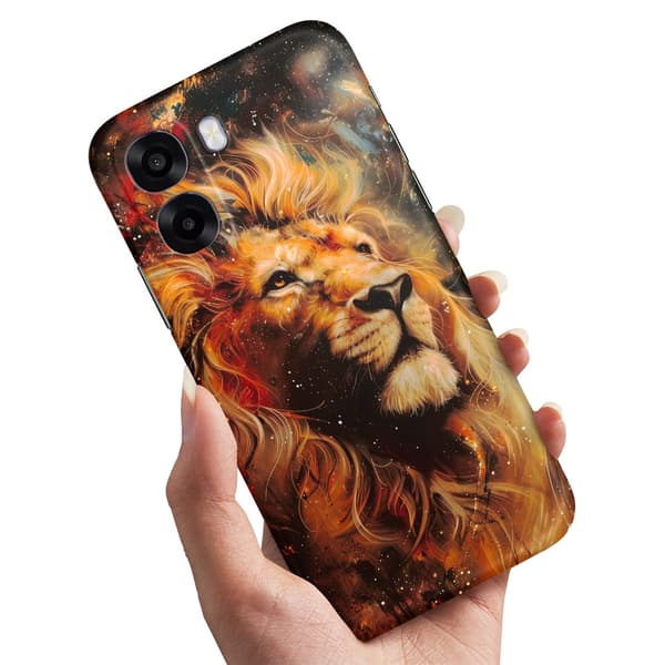Deksel / Mobildeksel til Oppo A6x 5G - Lion