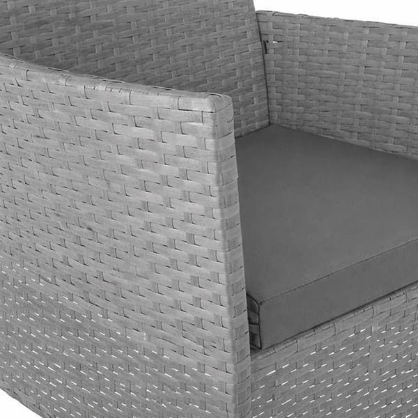 Balkoni- / puutarhaloungesetti - Puutarhan lounge-ryhmä - Harmaa