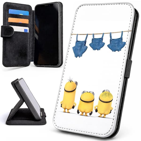 Lommebok Deksel / Mobildeksel til iPhone 17 Pro Max - Minions