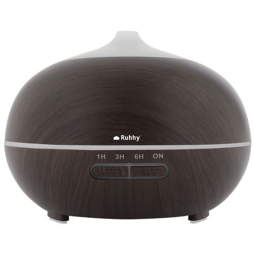 Elektrisk Aromalampe / Duftspreder - Sprer Eteriske Oljer - DarkBrown