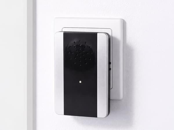 Trådlös dörrklocka 150 m 2 knappar LED