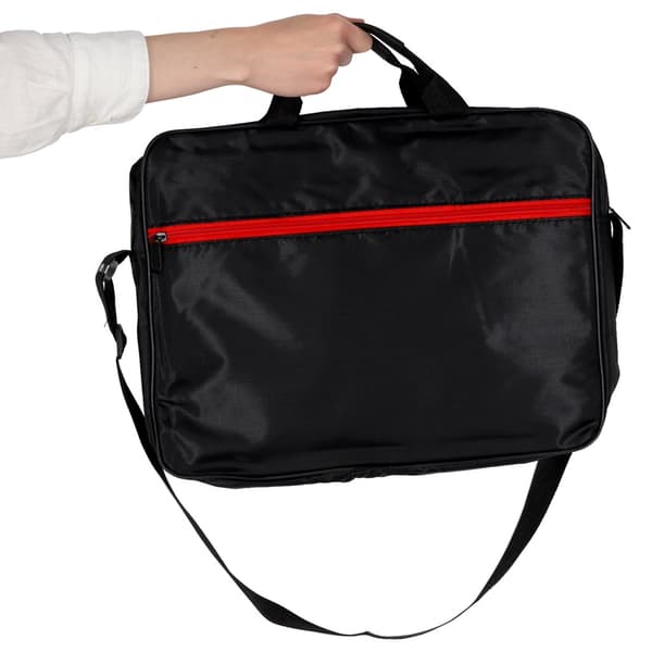 Laptopväska 15.6" axelrem svart