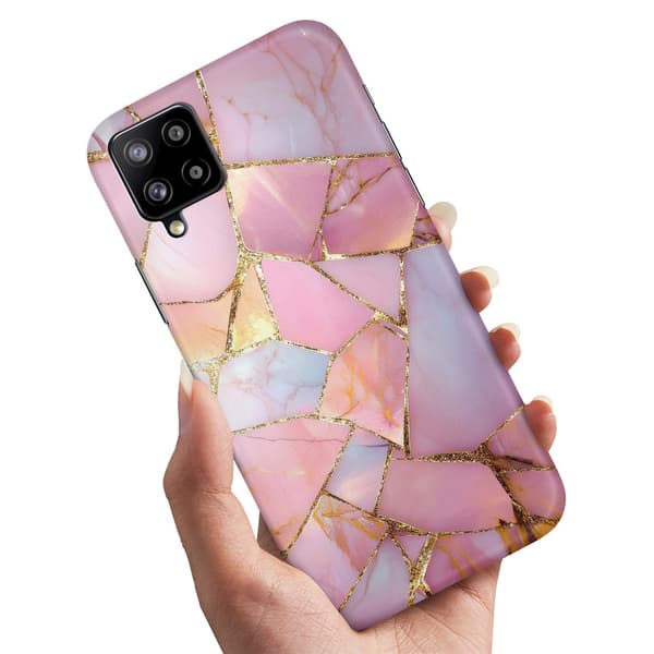 Cover / Mobilcover til Samsung Galaxy A12 - Abstract