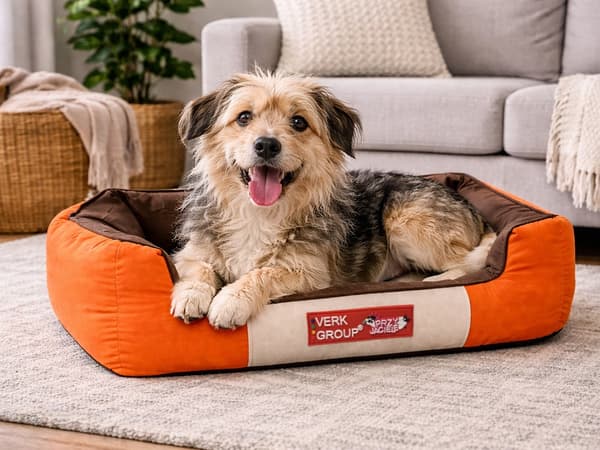 Hund- och kattbädd medium halkfri