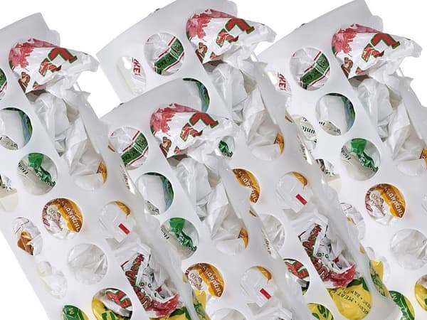 Plastpåsehållare - Universell väggmonterad vit
