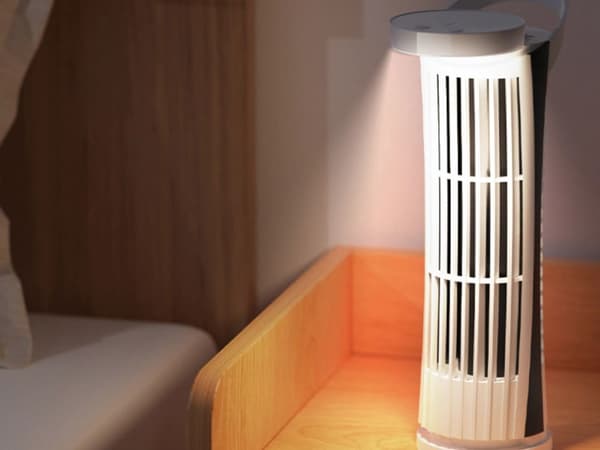 Mini-vifte LED - Skrivebordsvifte USB 2 hastigheter
