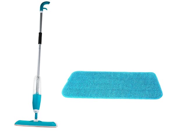 Spraymoppe - Rengøringsmoppe med sprayfunktion - Blue