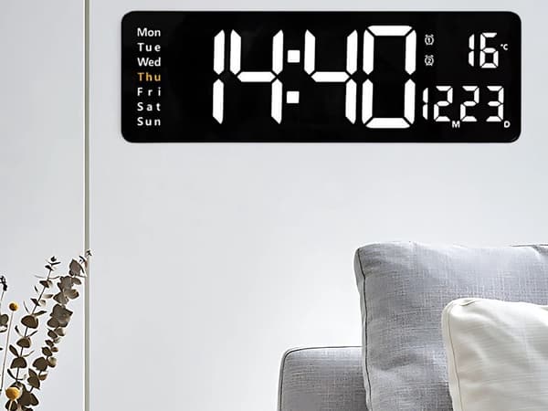 Digital väckarklocka LED - Temperatur och datum