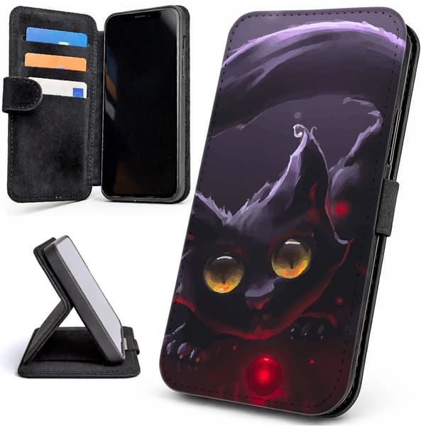 Mobilcover / Etui Cover til iPhone 15 - Sort Kat