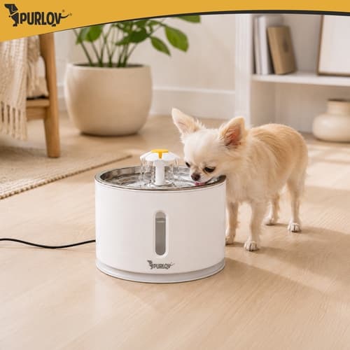 Fontæne til kat/hund - Automatisk vandskål - 2,4L