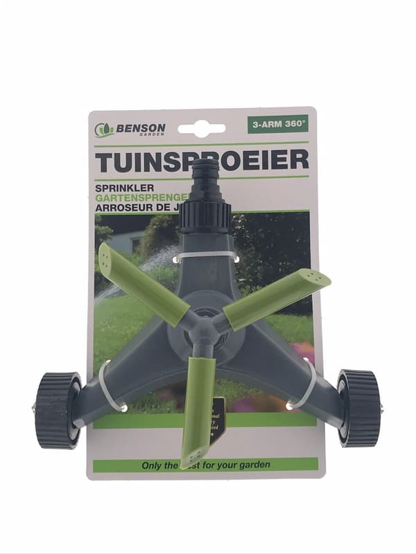 Vandspreder 3-armet 360°