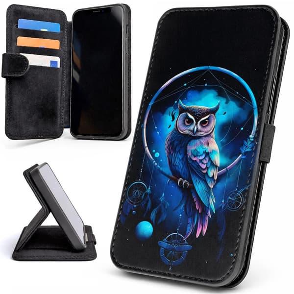 Lommebok Deksel / Mobildeksel til iPhone 13 - Owl