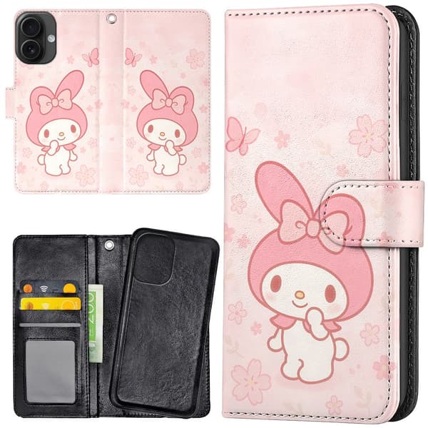 iPhone 16 - Lommebok Deksel My Melody Kitty