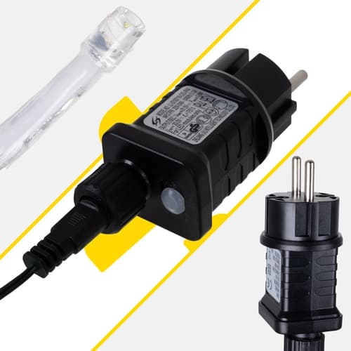 Utomhusbelysning 500 LED - 22,5 m varmvit