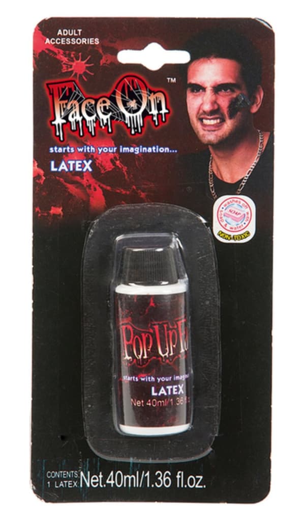 Flydende Latex, 31ml - Halloween & Maskerade