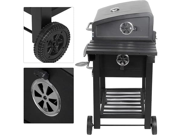 Grill / Kolgrill - 105x62x47 cm