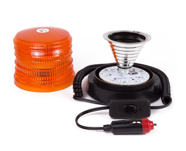 Varningslampa LED orange 12V