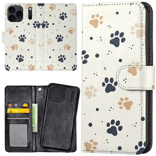 iPhone 17 Pro / 18 Pro - Lompakkokotelo/Kuoret Paws