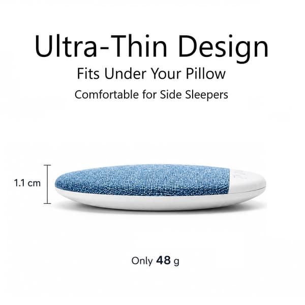 Høyttaler til pute med 3D-stereolyd og timer – Bluetooth 5.4
