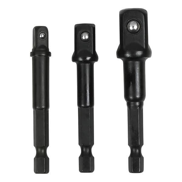 Adapter bor til topnøgle 1/4-3/8-1/2\" x 70 mm
