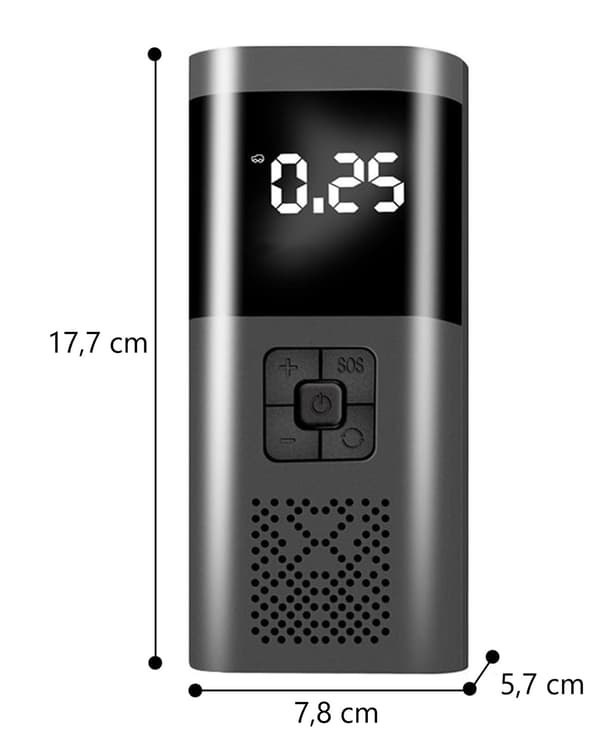Kompressor til Bil / Luftkompressor - 150 psi - Luftpumpe 12V - Trådlös
