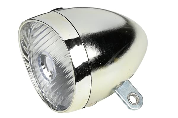 Cykellygte 1 LED krom