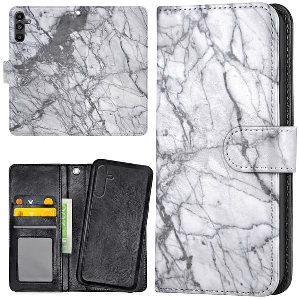 Samsung Galaxy S26 Plus - Lommebok Deksel Marmor