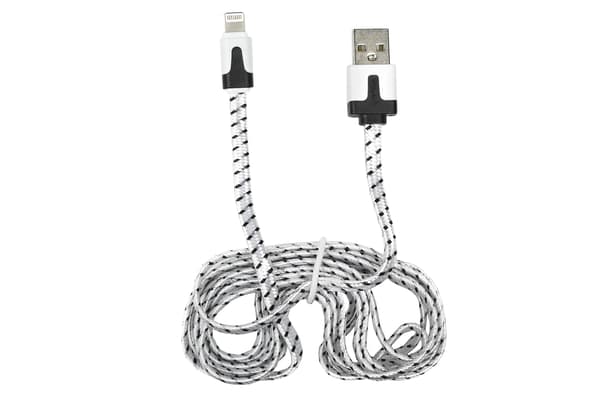 USB lightning -kaapeli 2 m nylon