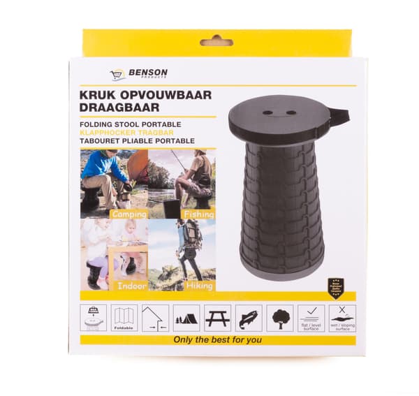 Hopfällbar pall nylon