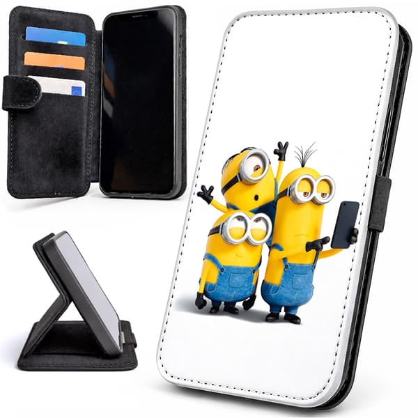 Lommebok Deksel / Mobildeksel til iPhone 17 Pro Max - Minions