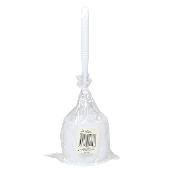 Toiletbørste + holder hvid