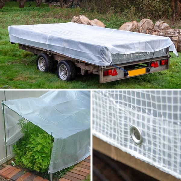 Presenning 3 x 4 m transparent