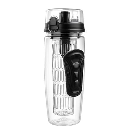 Vesipullo hedelmäsäiliöllä - 1L