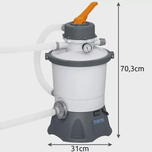Sandfilterpumpe til pool - 3028 l/t