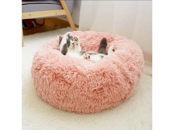 Fluffy hundeseng kattesengklær myk pute sofeseng 50cm