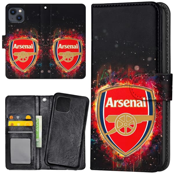 iPhone 14/15 Plus - Lommebok Deksel Arsenal