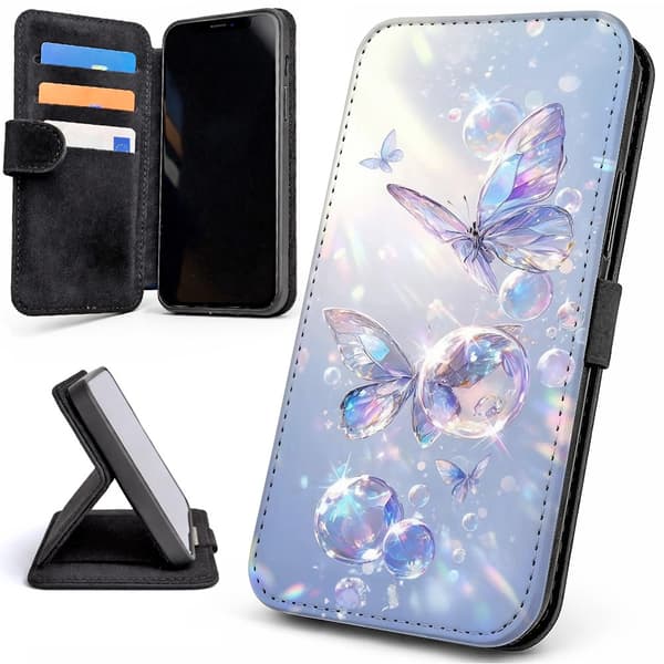 Lommebok Deksel / Mobildeksel til iPhone 17 Pro - Butterflies