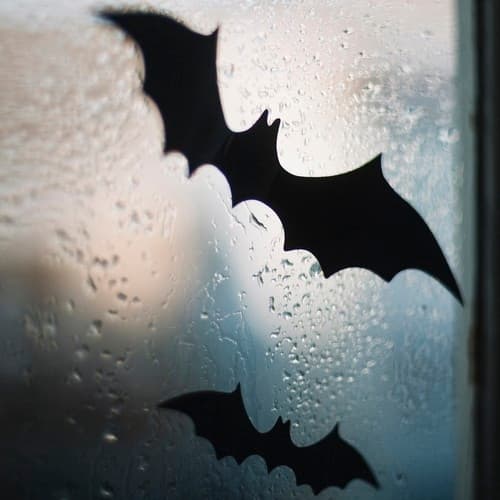 Fladdermöss Självhäftande - Halloween
