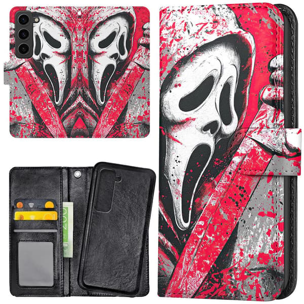 Samsung Galaxy S23 Plus - Lommebok Deksel Scream Ghostface