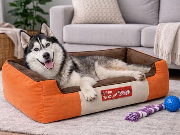 Hund- och kattbädd medium halkfri
