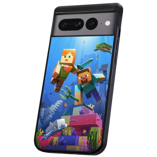 Google Pixel 7A - Cover/Mobilcover Minecraft